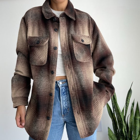Jachs Jackets & Blazers - NWT Jachs New York Wool Blend Plaid Jacket Shacket